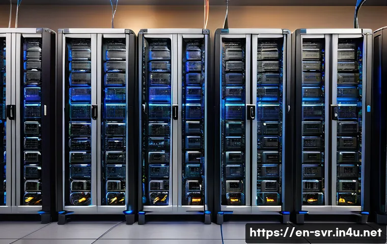 LAMP와 MEAN 스택 서버 비교 - A detailed digital illustration of a classic LAMP stack server environment setup in a professional d...